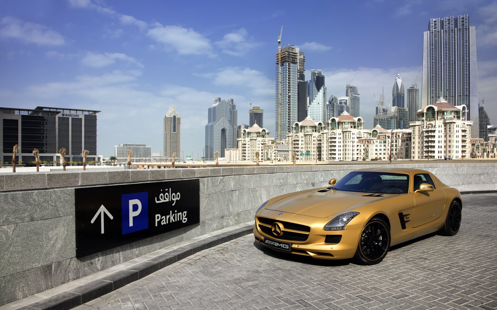 2010 SLS AMG Desert Gold 12